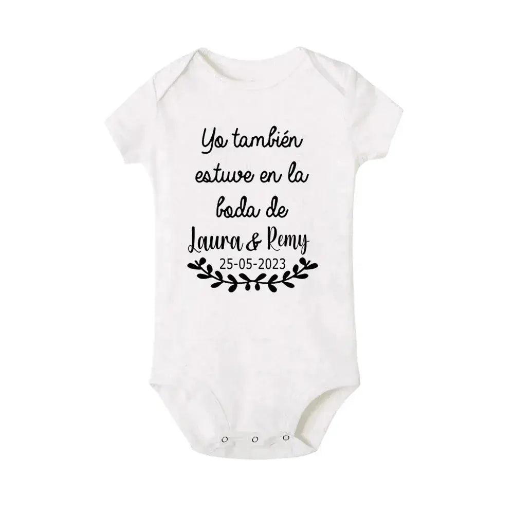 Personalized Baby Bodysuit Custom Name For Weddings - ToylandEU™