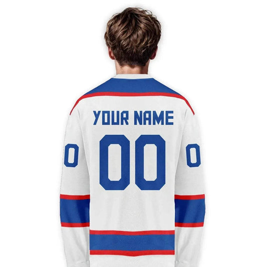 Personalized Custom Slovakia Ice Hockey Jersey - Any Name & Number for Men, Women, Youth, and Kids Team Uniform - ToylandEU
