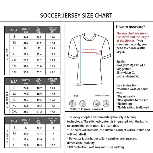Personalized Spain Soccer Jersey for Men and Women - Custom Name & Number Football Uniform - Breathable Youth Sportswear Gift for Soccer Fans - ToylandEU