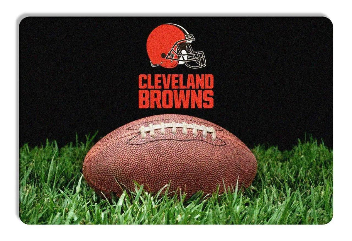 Cleveland Browns Pet Bowl Mat Classic Football Size Large - ToylandEU™