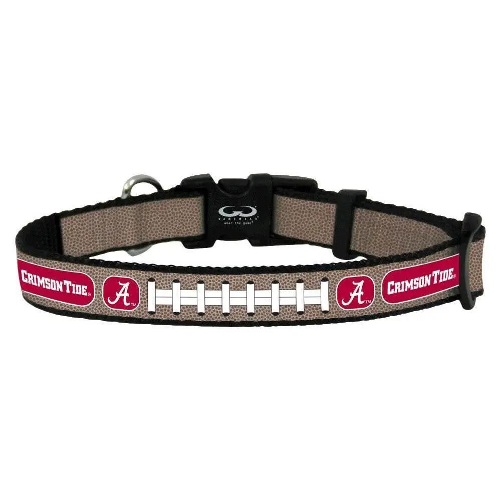 Alabama Crimson Tide Reflective Football Size Pet Collar - ToylandEU™