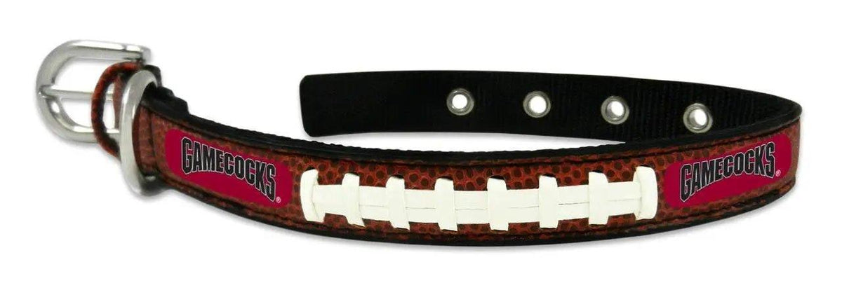 South Carolina Gamecocks Leather Small Football Collar - ToylandEU™