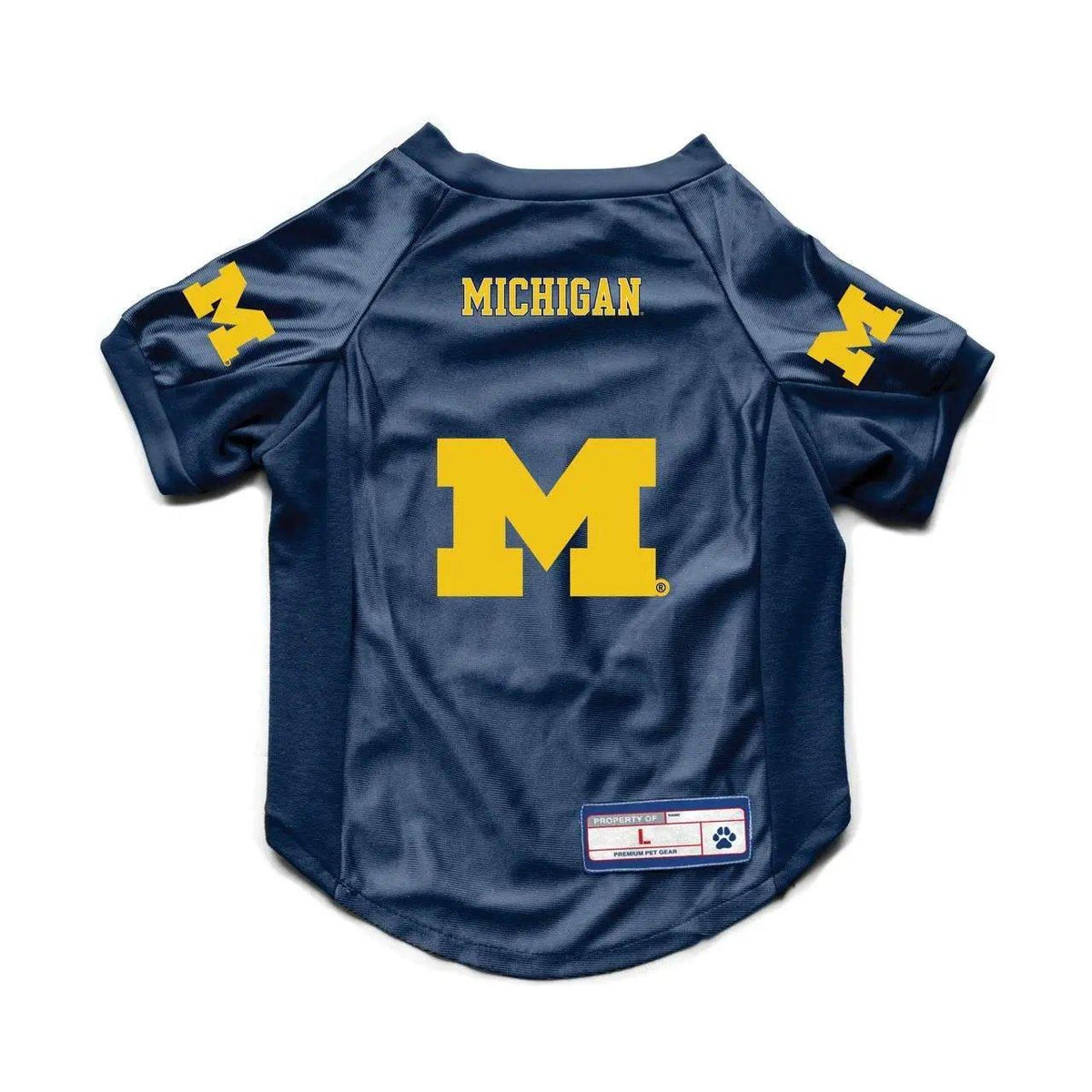 Michigan Wolverines Pet Jersey Stretch Size S Dazzle Fabric - ToylandEU™