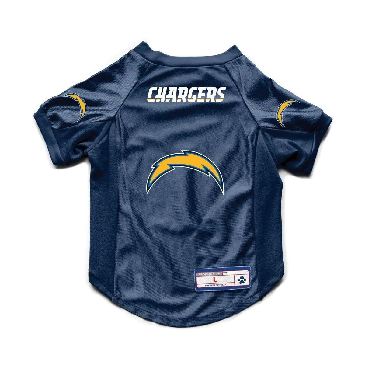 Los Angeles Chargers Pet Jersey Stretch Size Big Dog - ToylandEU™
