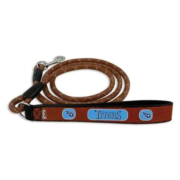 Tennessee Titans Pet Leash Leather Frozen Rope Football Co - ToylandEU™