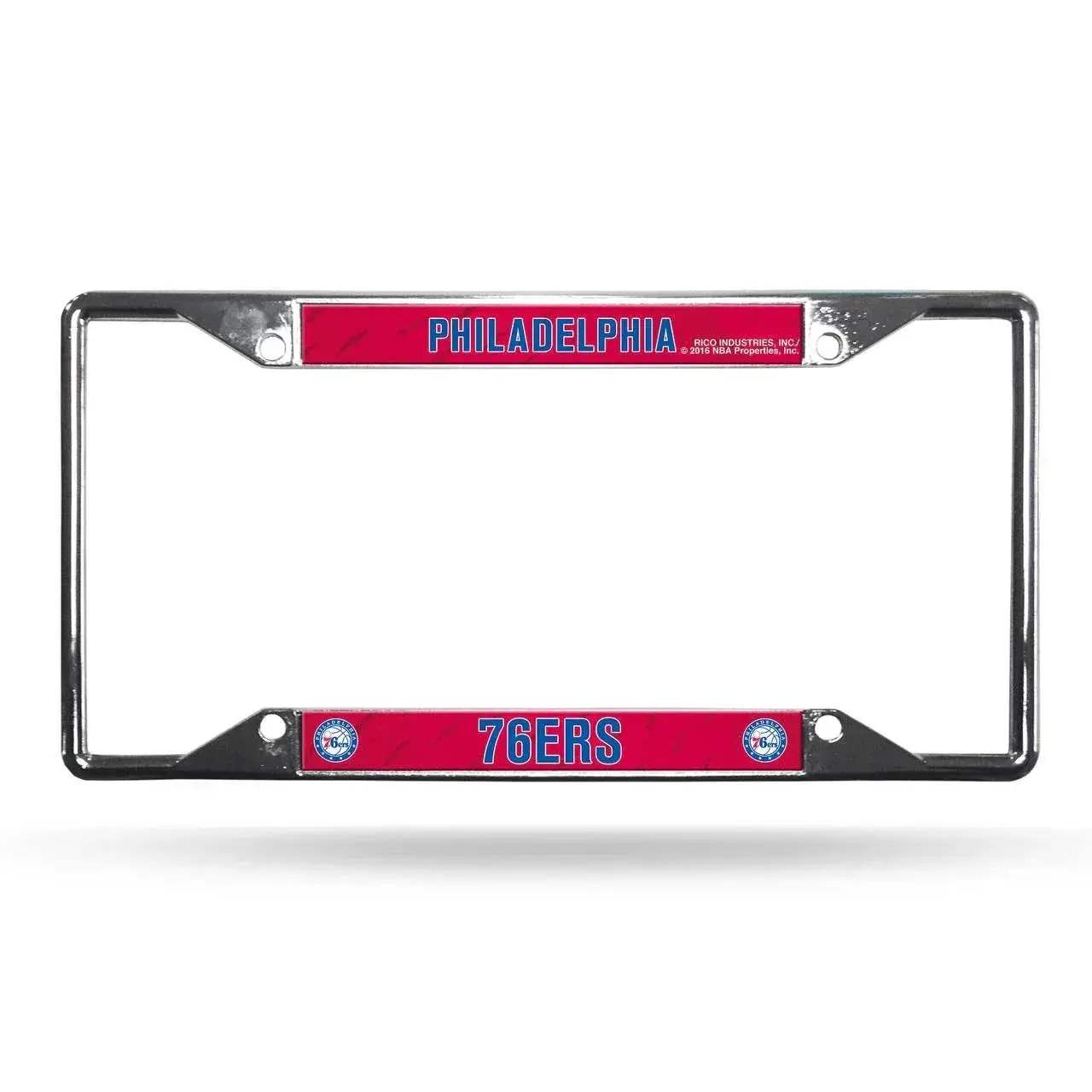 Philadelphia 76ers Chrome License Plate Frame EZ View - ToylandEU™