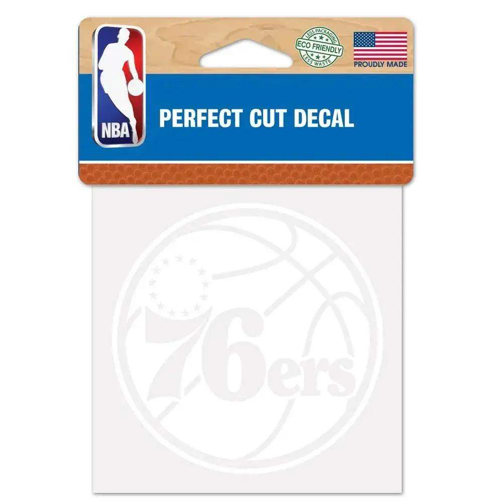 Philadelphia 76ers Decal 4x4 White Perfect Cut Outdoor - ToylandEU™