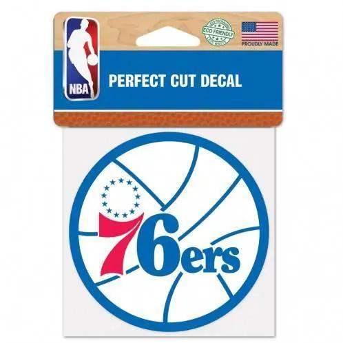 Philadelphia 76ers Vinyl Decal 4x4 Perfect Cut Color - ToylandEU™