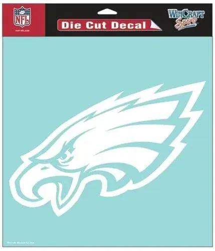 Philadelphia Eagles Decal 8x8 Die Cut White - ToylandEU™