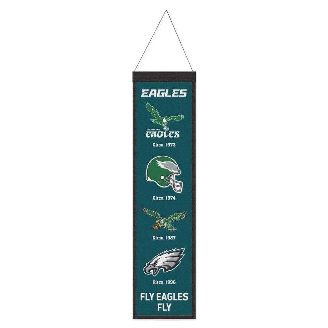 Philadelphia Eagles Wool Banner 8x32 Heritage Evolution - ToylandEU™