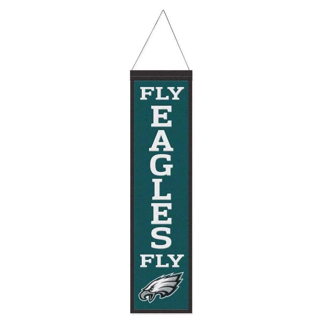 Philadelphia Eagles Wool Banner 8x32 Heritage Slogan Design - ToylandEU™