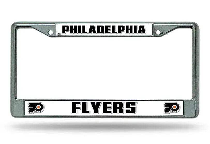 Philadelphia Flyers Chrome License Plate Frame With Logo - ToylandEU™