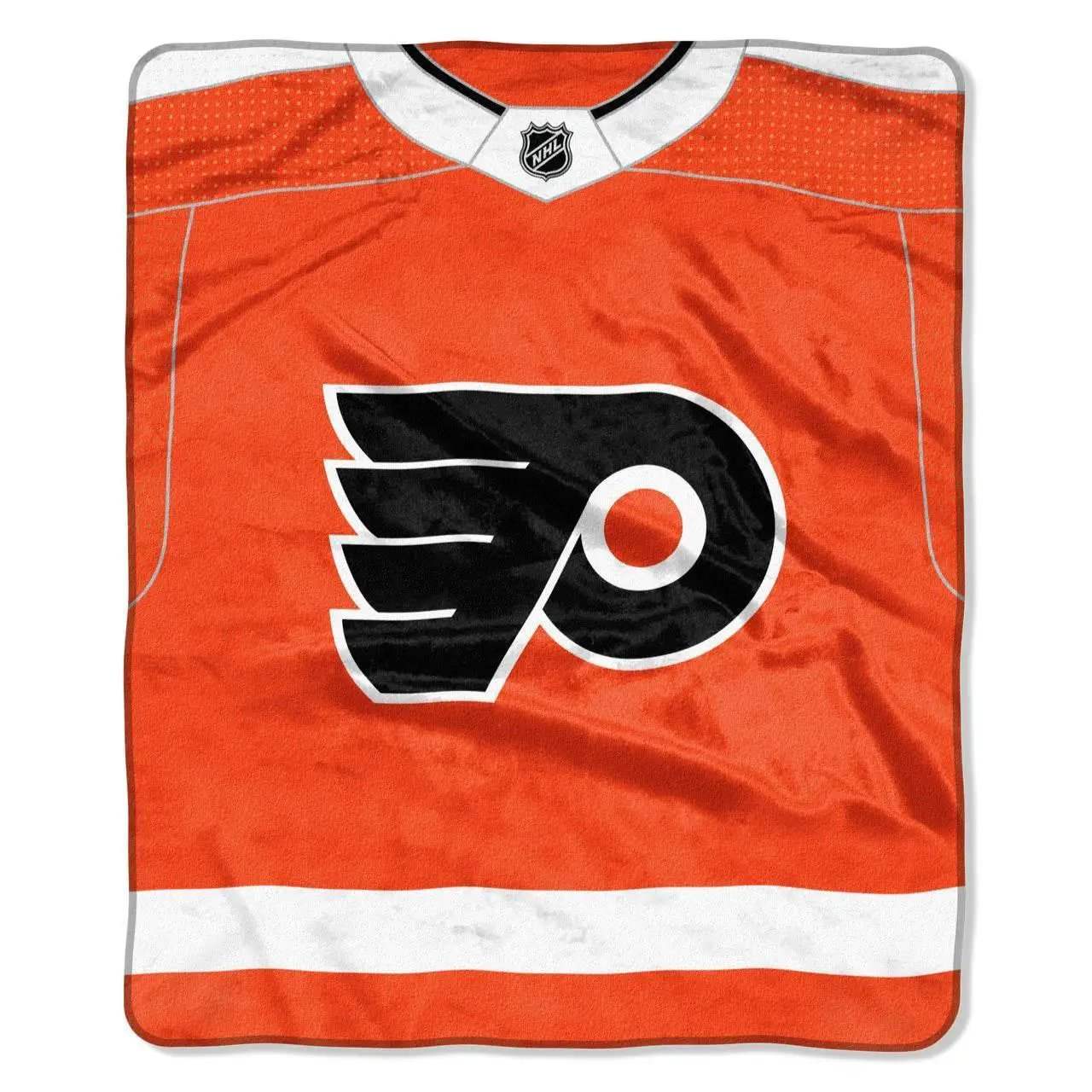 Philadelphia Flyers Raschel Blanket 50x60 New Jersey Design - ToylandEU™