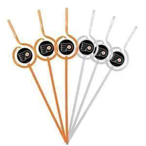Philadelphia Flyers Team Sipper Straws Co Pack of 6 - ToylandEU