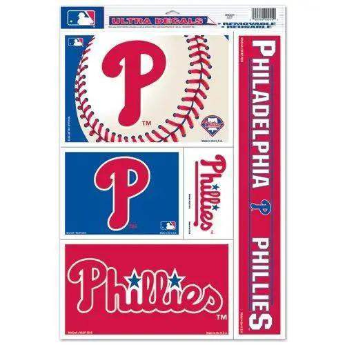 Philadelphia Phillies Decal Set 11x17 Multi Use 5 Piece - ToylandEU™