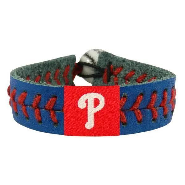 Philadelphia Phillies Leather Bracelet With Ceramic Bead - ToylandEU™