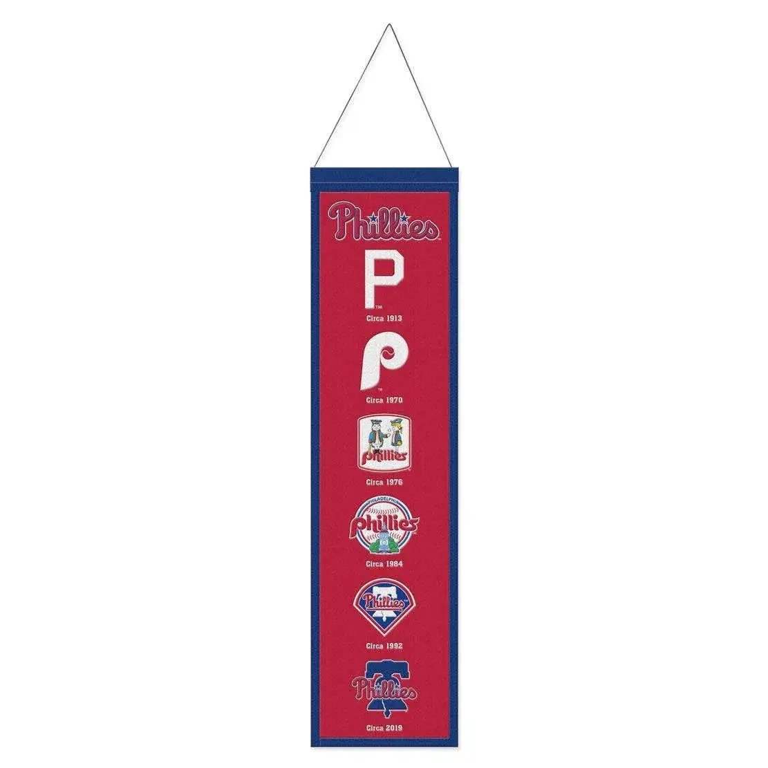 Philadelphia Phillies Wool Banner 8x32 Heritage Evolution - ToylandEU™