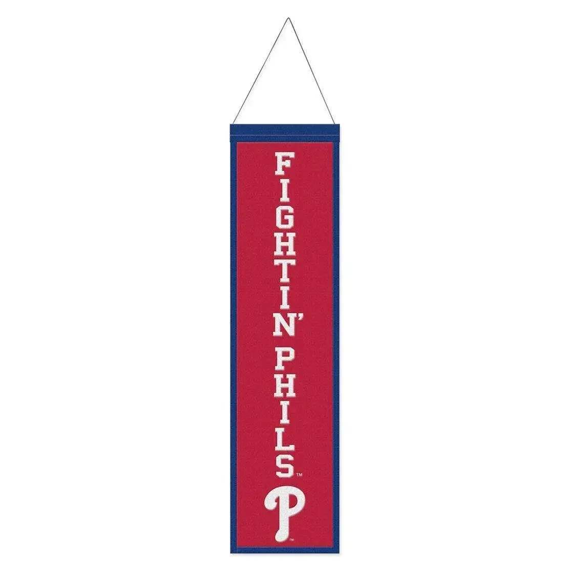 Philadelphia Phillies Wool Banner 8x32 Heritage Slogan - ToylandEU™
