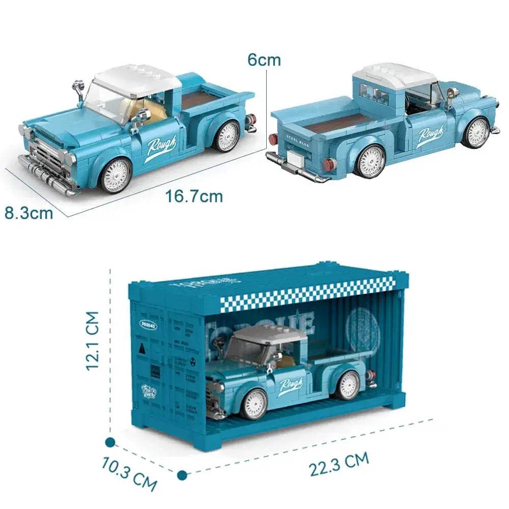 Pickup Truck Lego Compatible Building Blocks For Creative Play - ToylandEU
