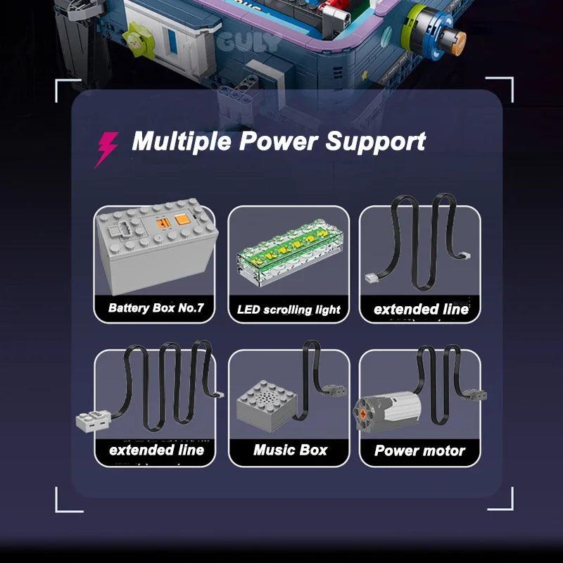 Pinball Block Set | 2309 Pieces Led Light | Toylandeu™