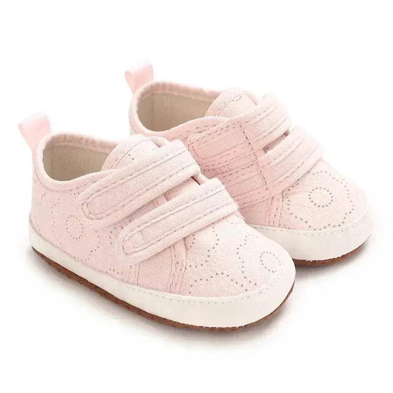 Pink Baby Shoes For Girls First Walker Anti Slip Sole - ToylandEU™