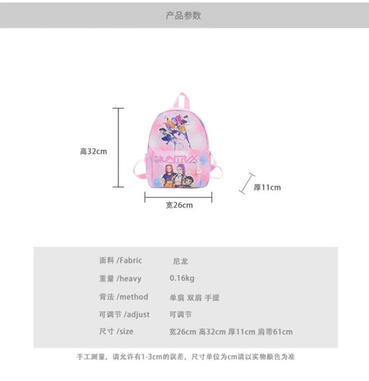 Pink Lightweight 10 Inch Kids Backpack For Kindergarten