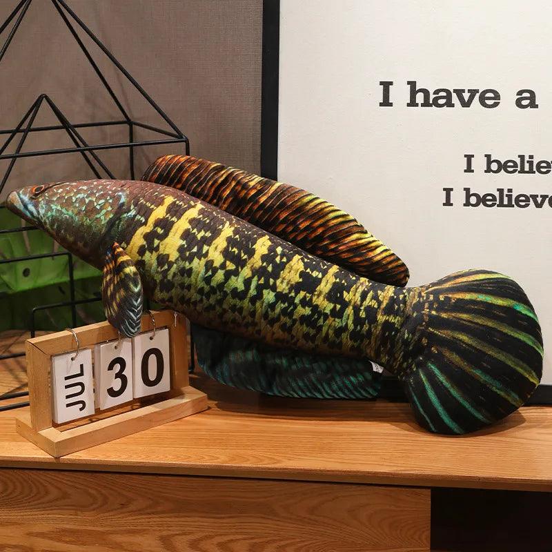 Piranha Plush Pillow Toy Realistic Giant 40 To 100 Cm