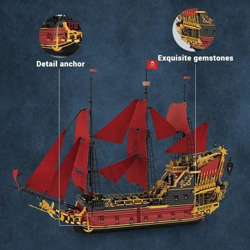 Pirate Ship Model Kit | LEGO Compatible | Toylandeu™