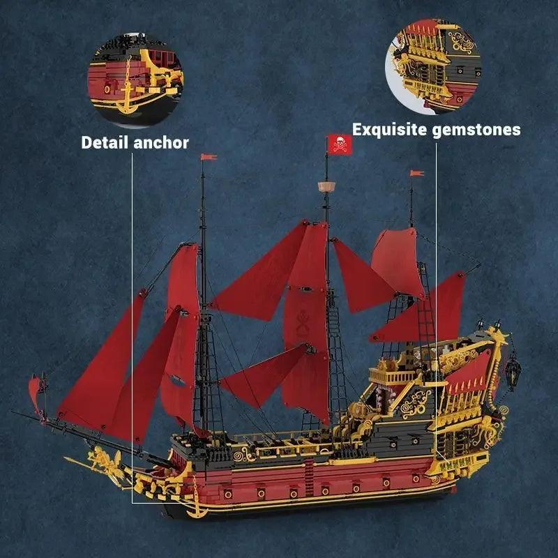 Pirate Ship Model Kit | LEGO Compatible | Toylandeu™