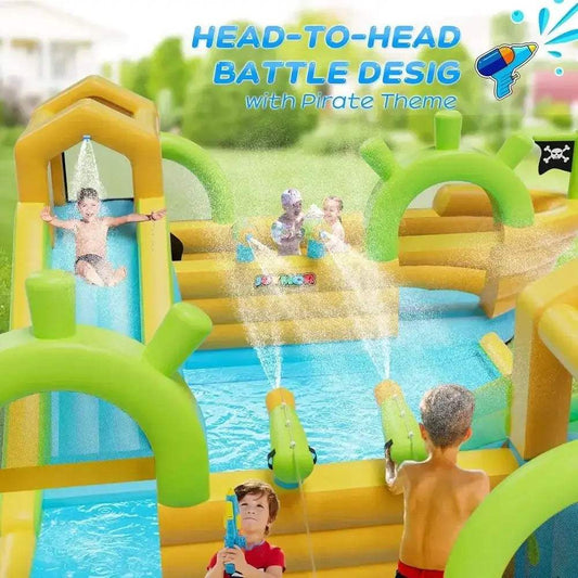 Pirate Water Slide Park With Water Cannons - ToylandEU™