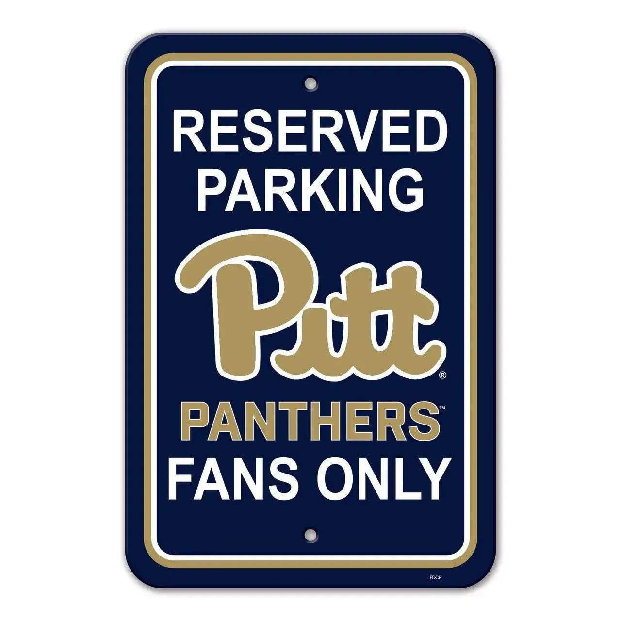 Pittsburgh Panthers 12x18 Plastic Reserved Parking Sign CO - ToylandEU™
