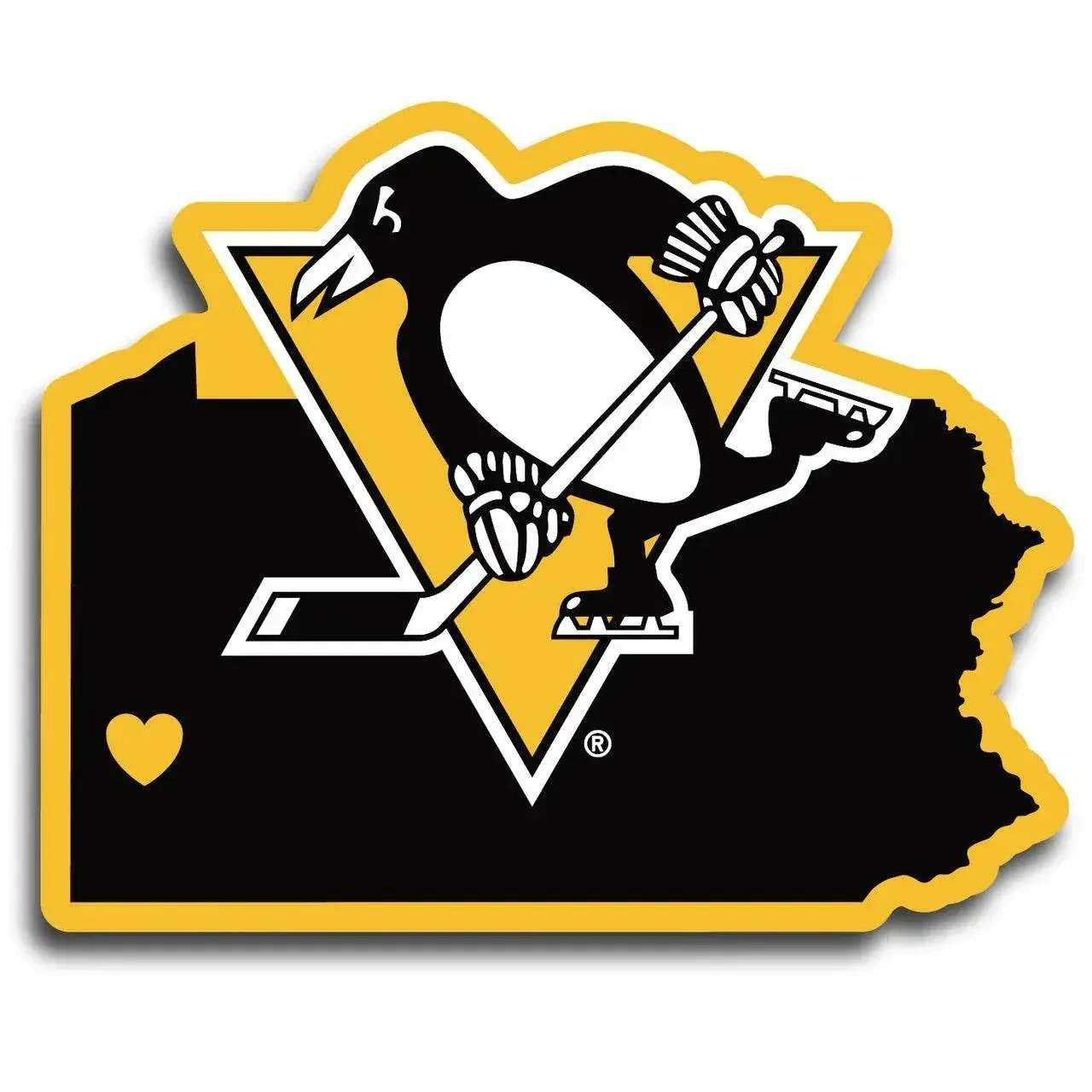 Pittsburgh Penguins Home State Pride Decal With Logo - ToylandEU™
