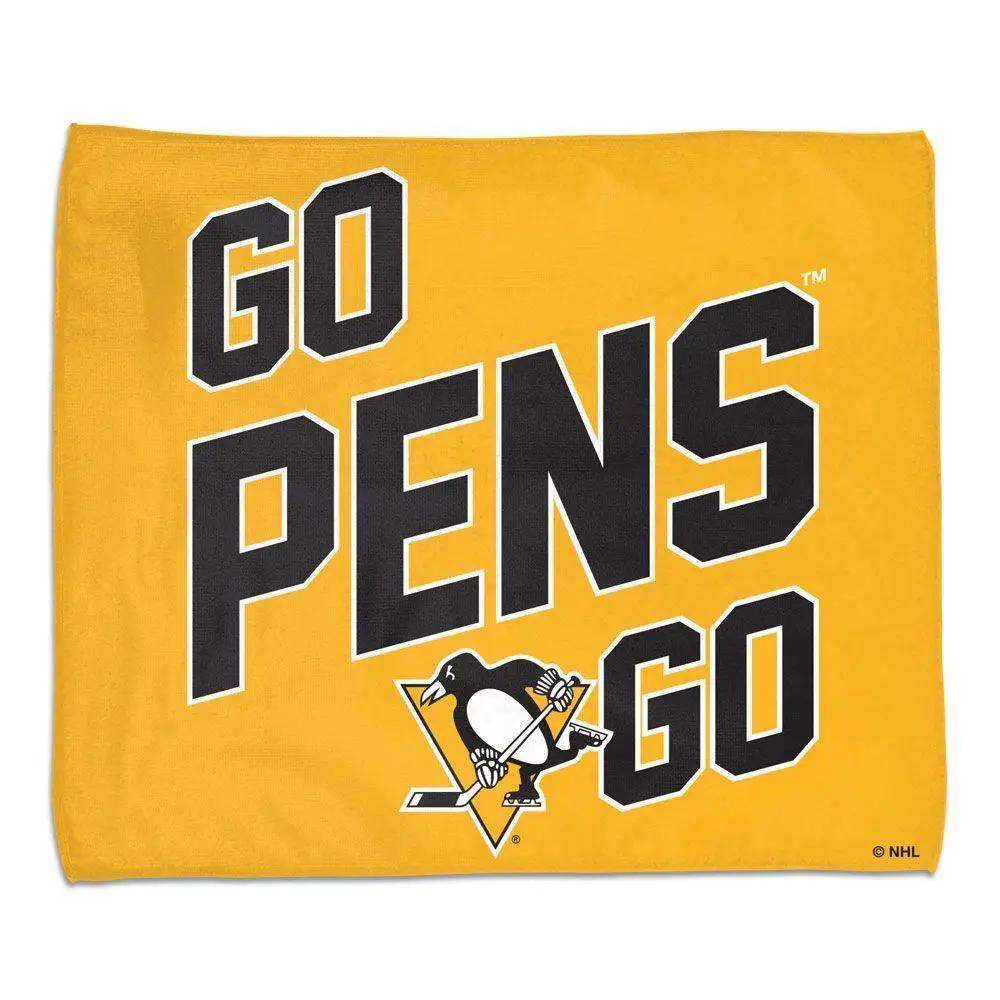 Pittsburgh Penguins Rally Towel 15x18 Full Color Gameday - ToylandEU™