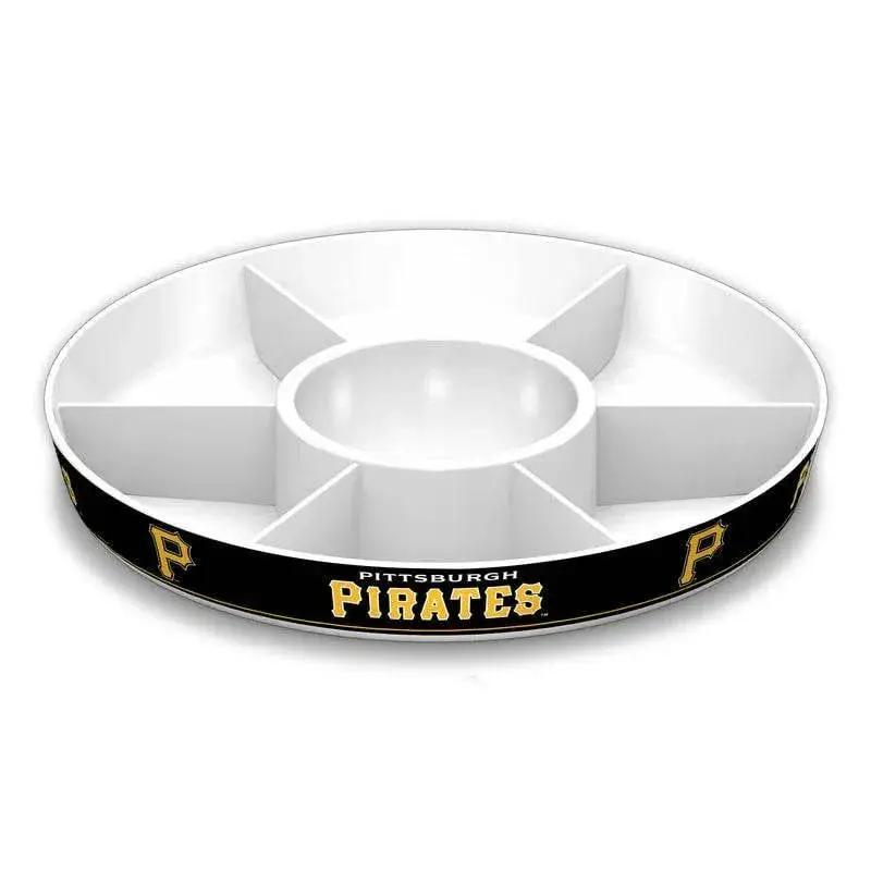 Pittsburgh Pirates Party Platter With Dividers And Bowl CO - ToylandEU™