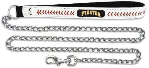 Pittsburgh Pirates Pet Leash Leather Chain Baseball CO - ToylandEU™