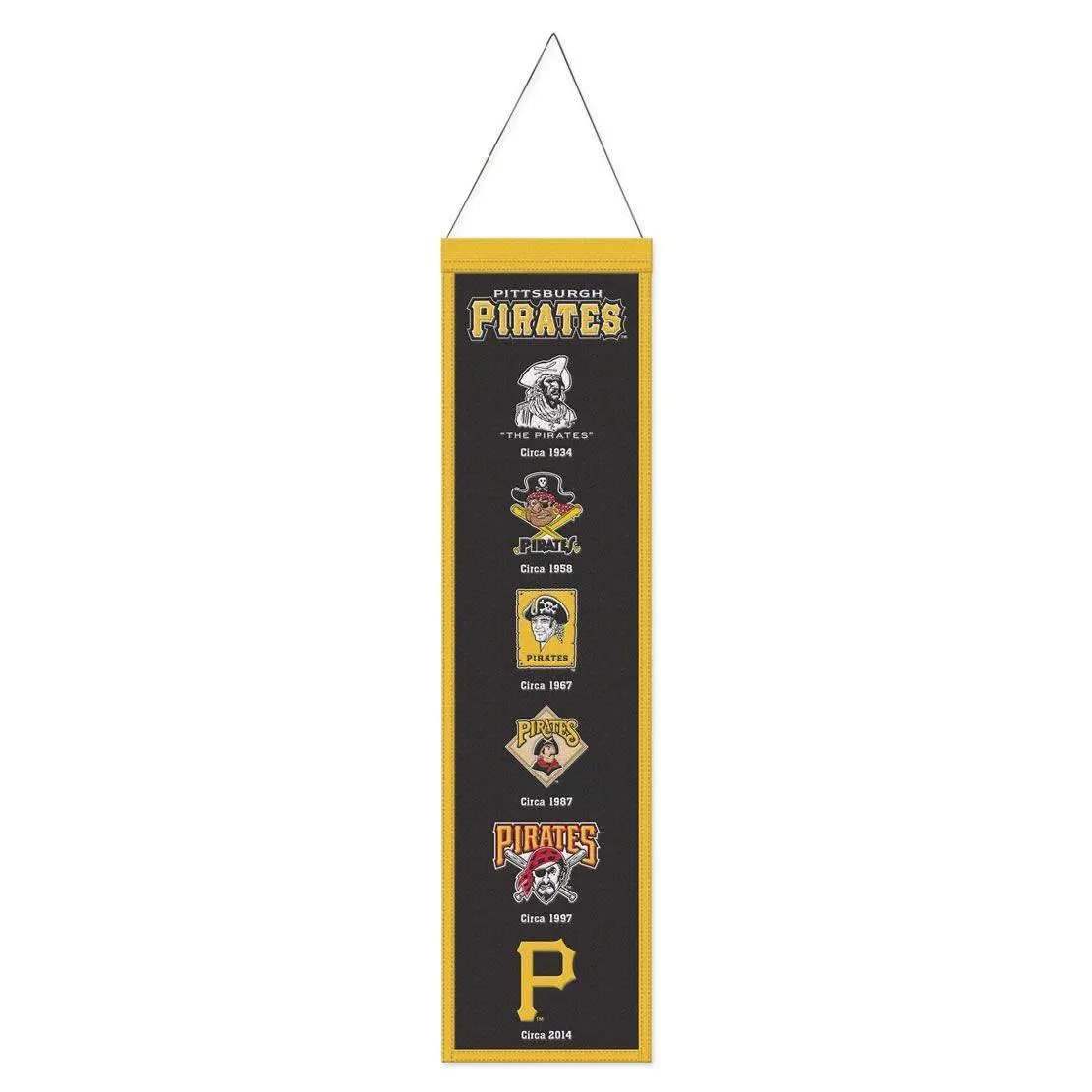 Pittsburgh Pirates Wool Banner 8x32 Heritage Evolution - ToylandEU™