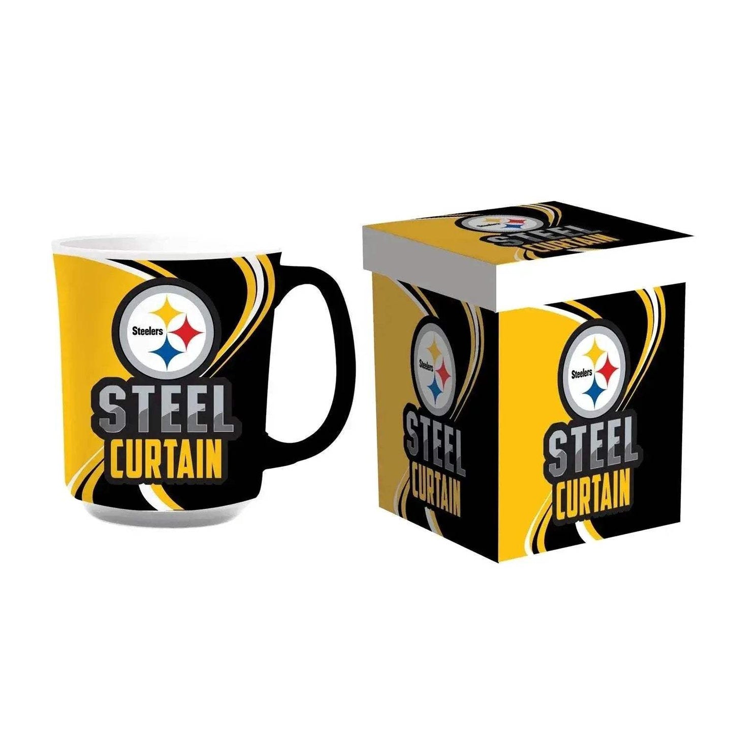 Pittsburgh Steelers 14oz Ceramic Coffee Mug Matching Box - ToylandEU™