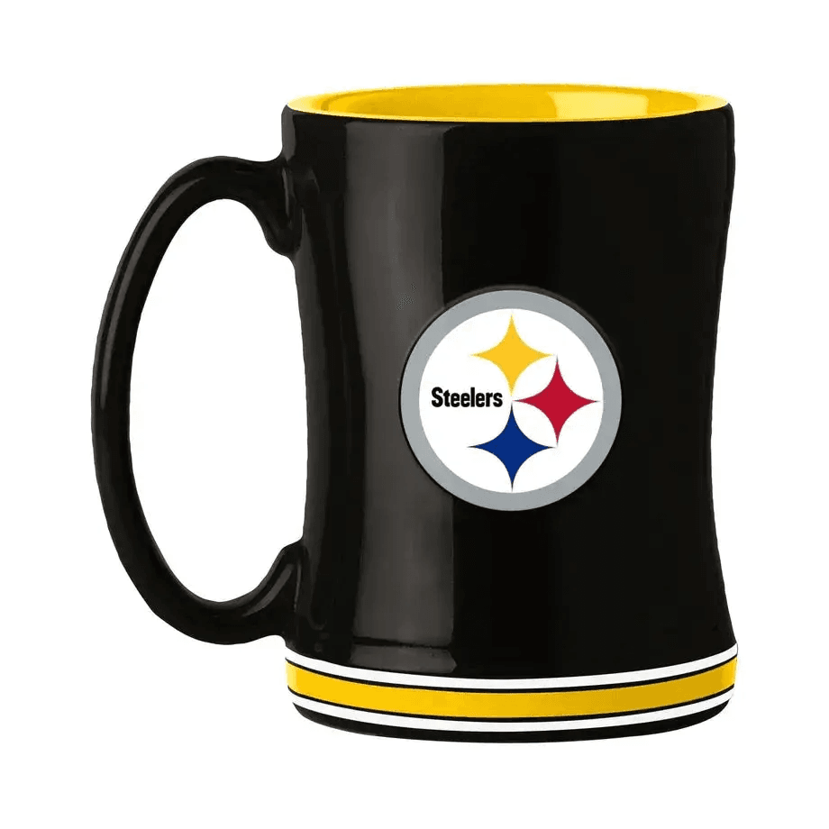 Pittsburgh Steelers 14oz Sculpted Relief Team Color Mug - ToylandEU™