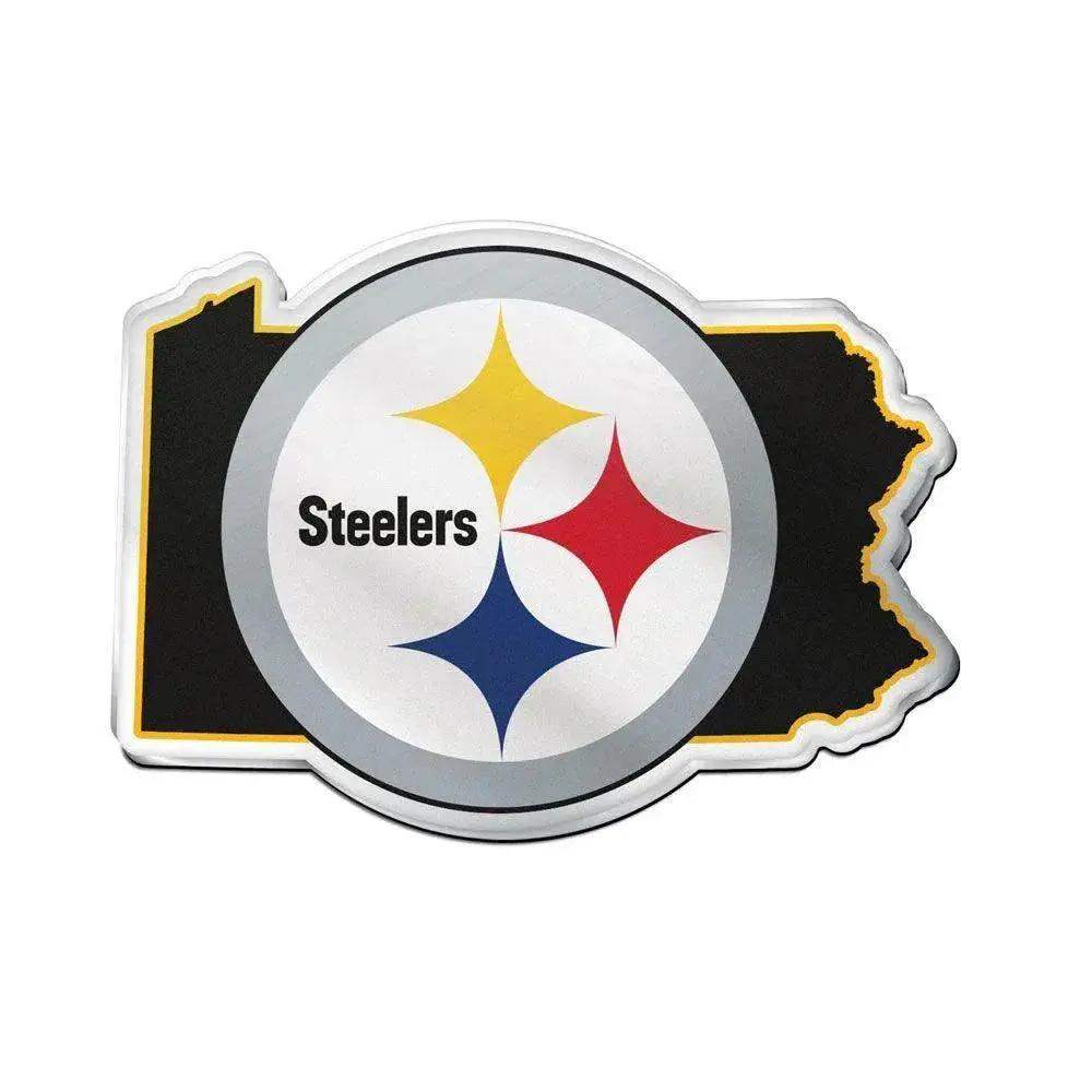 Pittsburgh Steelers Auto Emblem Acrylic State Shape - ToylandEU™