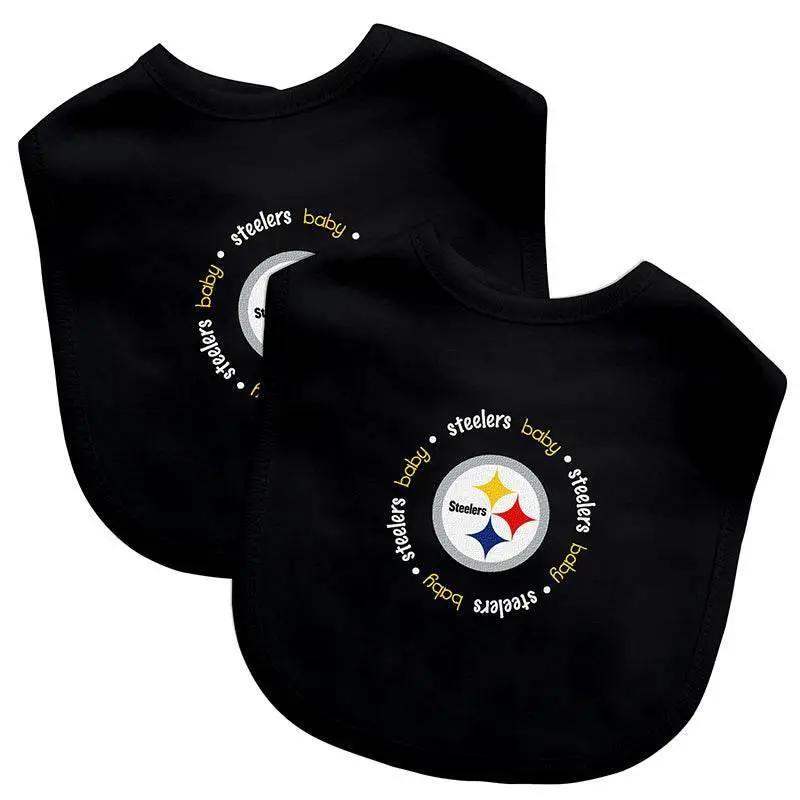 Pittsburgh Steelers Baby Bibs 2 Pack Officially Licensed - ToylandEU™