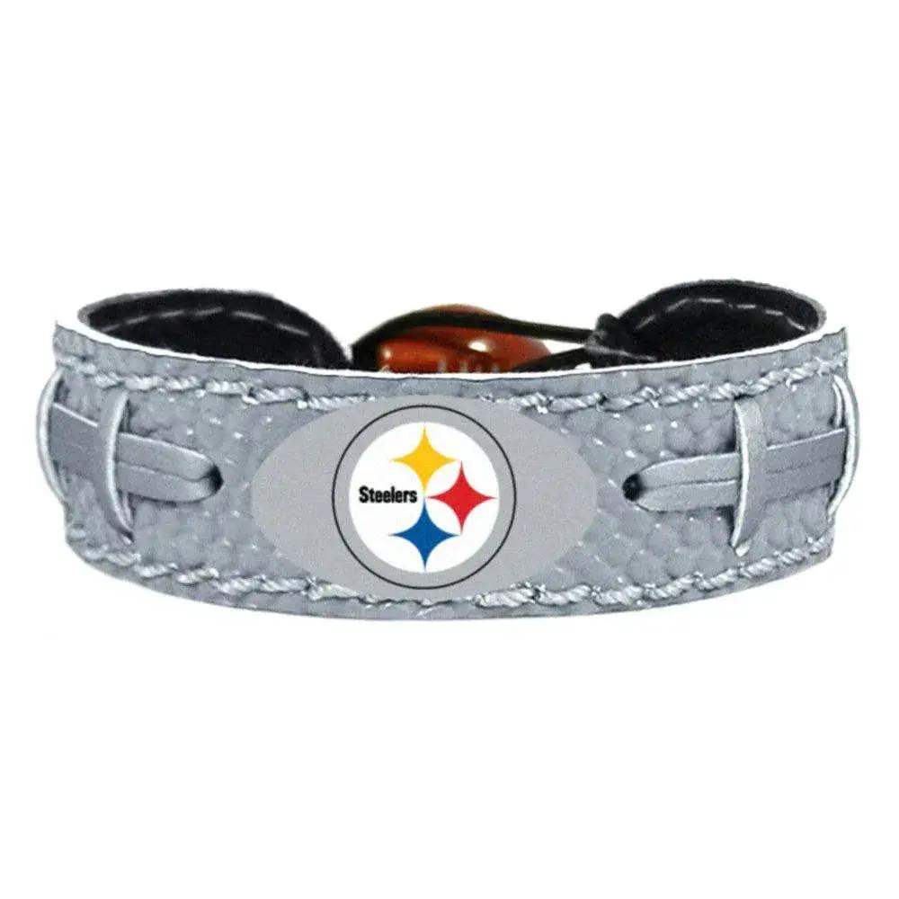 Pittsburgh Steelers Leather Reflective Football Bracelet - ToylandEU™