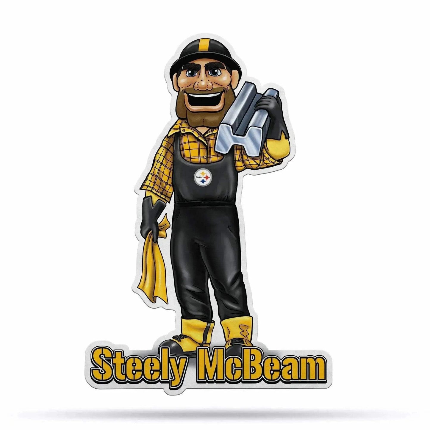 Pittsburgh Steelers Pennant Shape Mascot Design Felt Gift - ToylandEU™