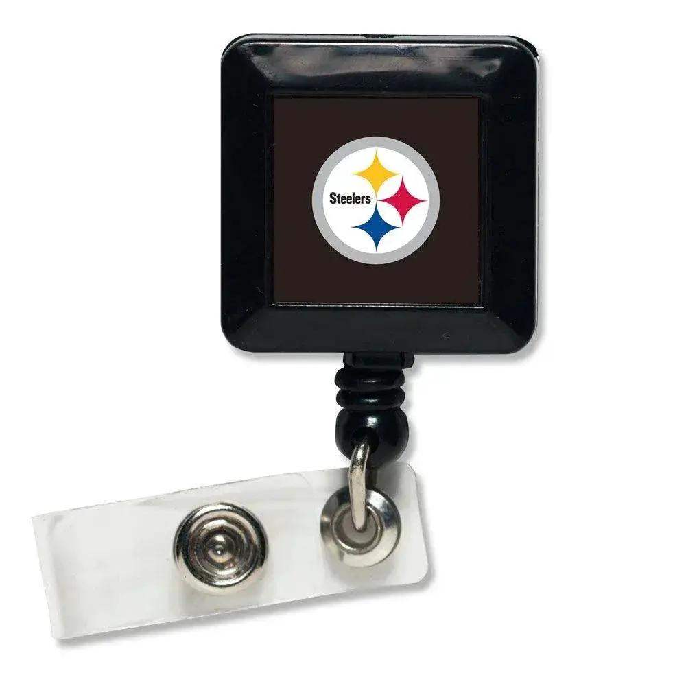 Pittsburgh Steelers Retractable Badge Holder Steel Clip - ToylandEU™
