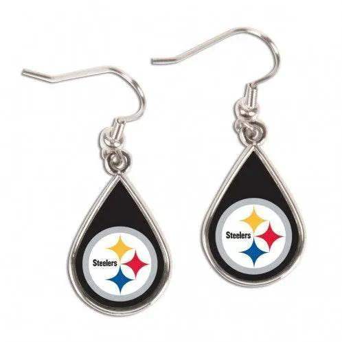 Pittsburgh Steelers Teardrop Earrings Officially Licensed - ToylandEU™