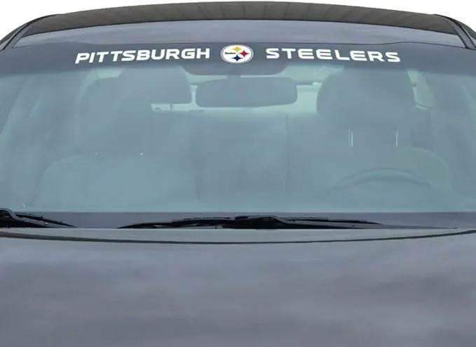 Pittsburgh Steelers Windshield Decal 35x4 Premium Vinyl Car - ToylandEU™