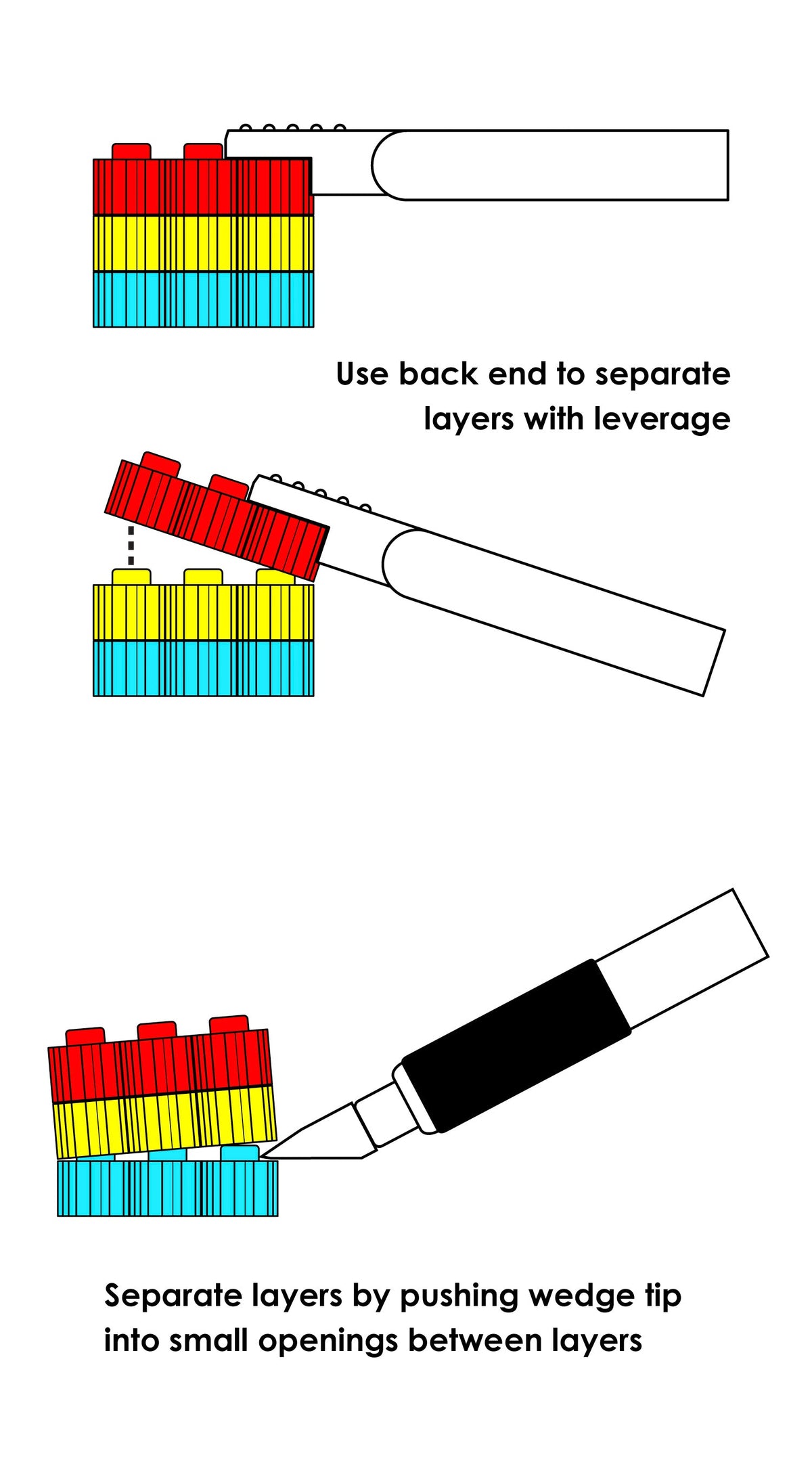 Pix Brix Tool | Multi-Function Tip | Toylandeu™