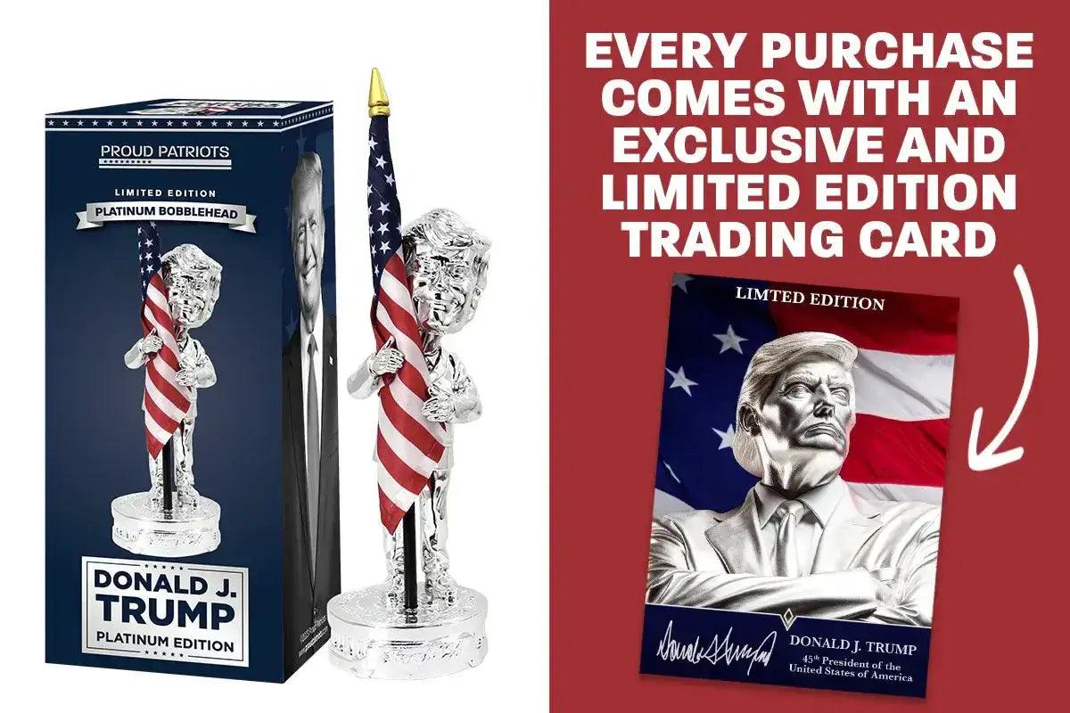 Platinum Trump Bobblehead Limited Edition 2024 - ToylandEU™