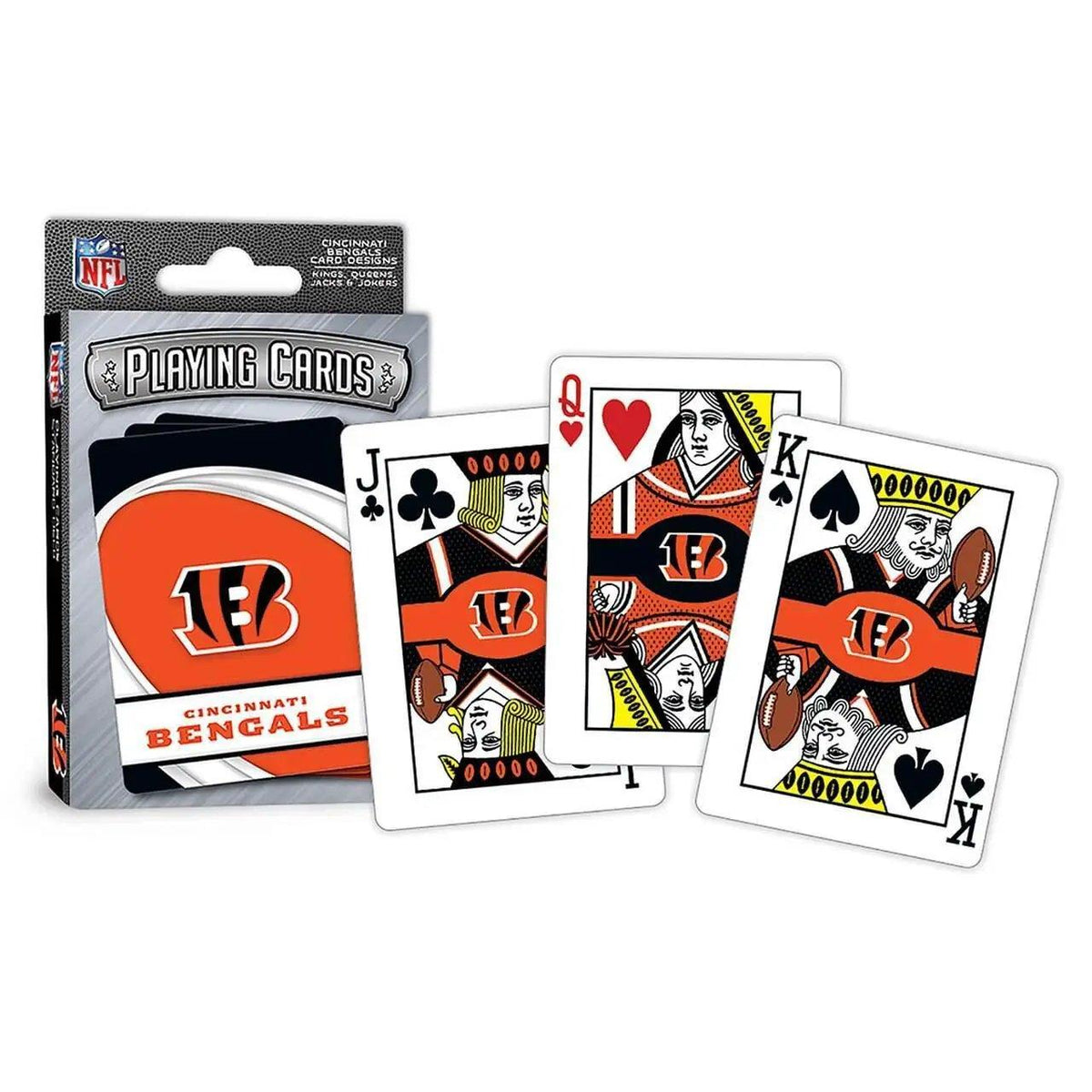 Cincinnati Bengals Playing Cards With Team Logo Designs - ToylandEU™