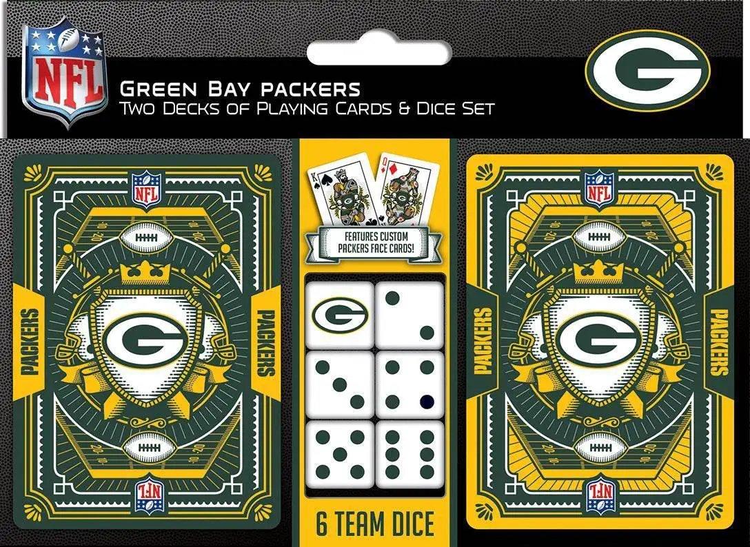 Green Bay Packers Official Playing Cards and Dice Set - ToylandEU™