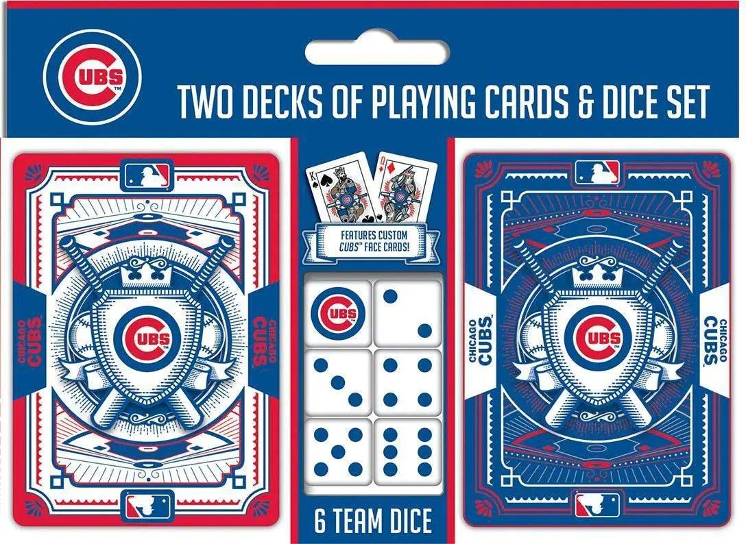 Chicago Cubs Official Playing Cards and Dice Set Two Pack - ToylandEU™